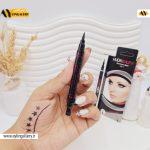خط چشم دو سر استامپی طرح دار برند HUDABEAUTY کد 1019