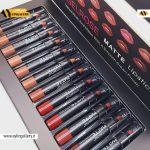 پک رژ لب 12 تایی پیچی مات برند ANGELROSE