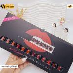 پک رژ لب مایع 12 تایی مات و مخملی برند ANGELROSE کد 0824