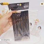 مداد چشم و ابرو مشکی تراش دار برند PINK KEY کد 001