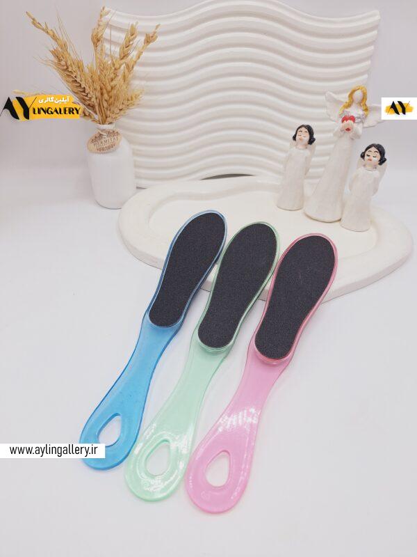 سوهان پاشنه پا مدل شیشه ای