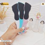 سوهان پاشنه پا طرح کف پا جنس پلاستیکی