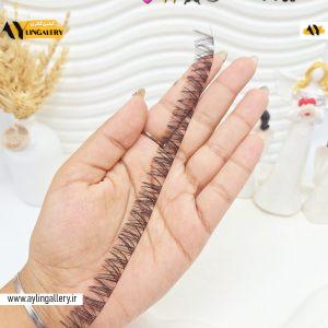مژه مصنوعی ریسه ای (سایز 14 ساده )