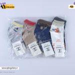 جوراب ساقدار نخی بچگانه 3 تا 6 طرح تمساح