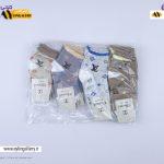 جوراب مچی نخی بچگانه 3 تا 6 طرح ال وی